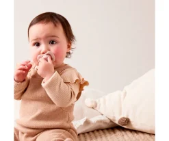 2 Chupetes Tetina Fisiológica Silicona Berry/Blush