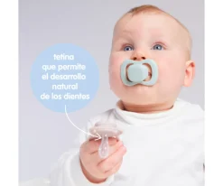 2 Chupetes Tetina Fisiológica látex Berry/Blush