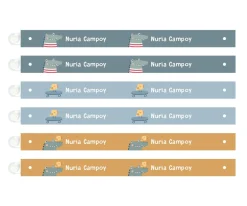 6 Cintas para Colgar Ropa Croc Personalizables