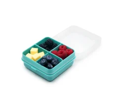 4 Compartimentos Snackle Box Petite Azul