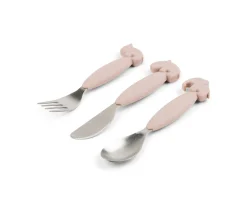 3 Cubiertos Antideslizantes Deer Friends Powder