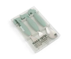 3 Cubiertos Antideslizantes Deer Friends Green