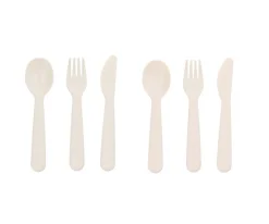 6 Cubiertos Tutete Ivory