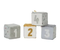 4 Cubos Apilables Blanditos Little Farm