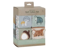 4 Cubos Apilables Blanditos Forest Friends