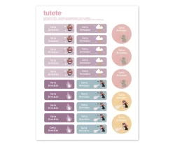 25 Etiquetas para Ropa Fantastic Girl