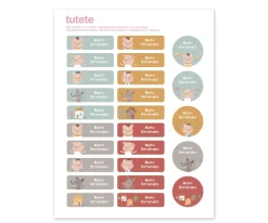 25 Etiquetas para Ropa The Three Little Pigs