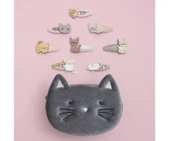5 Mini Clips Clic Clasc Cat & Mouse