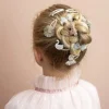5 Mini Clips Clic Clasc Tulle Rosette