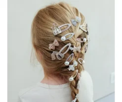 8 Mini Pinzas de Pelo Tutu Bow