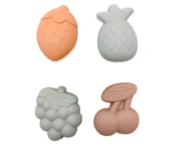4 Moldes de Arena Fruits con Bolsa