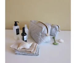 2 Muselinas Rayas Clásicas Azul