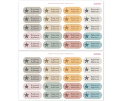 40 Pegatinas para Objetos Estrella Oscura