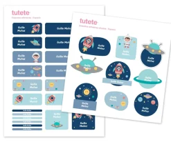 29 Pegatinas para Objetos Espacio