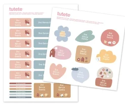 29 Pegatinas para Objetos Geometric Nature