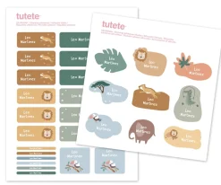 29 Pegatinas para Objetos Savannah