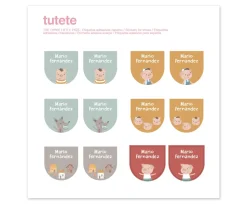 12 Pegatinas Zapatos 3 Little Pigs