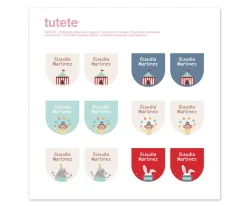 12 Pegatinas Zapatos Circus