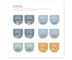 12 Pegatinas Zapatos Croc