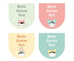 12 Pegatinas Zapatos Esther Gili Pastel