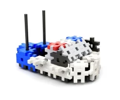 160 Piezas Construcción Vehículos Policía 4en1