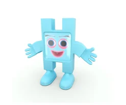 12 Piezas Emoti Meli Happy