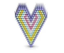 1.000 Piezas Pastel Gami