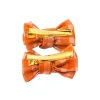 2 Pinzas para Pelo con Lazo de Coleta Sunset Gingham