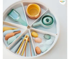 3 Pinzas Silicona Coral