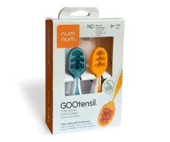2 Pre-Cucharas Num Num Naranja/Azul