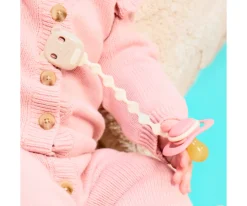 2 Sujetachupetes de Silicona Blush Vainilla