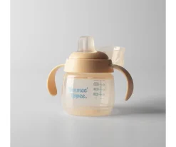 2 Tazas Aprendizaje Transition Spout Verde Pastel/Naranja Pastel 150ml