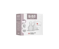 2 Tetinas Silicona Biberón BIBS Flujo Medio