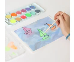 Acuarelas Metálicas y Flúor