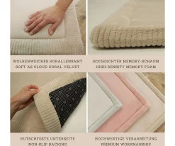 Alfombra Infantil Nube Beige