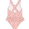 Bañador Cruzado con Volantes Strawberries