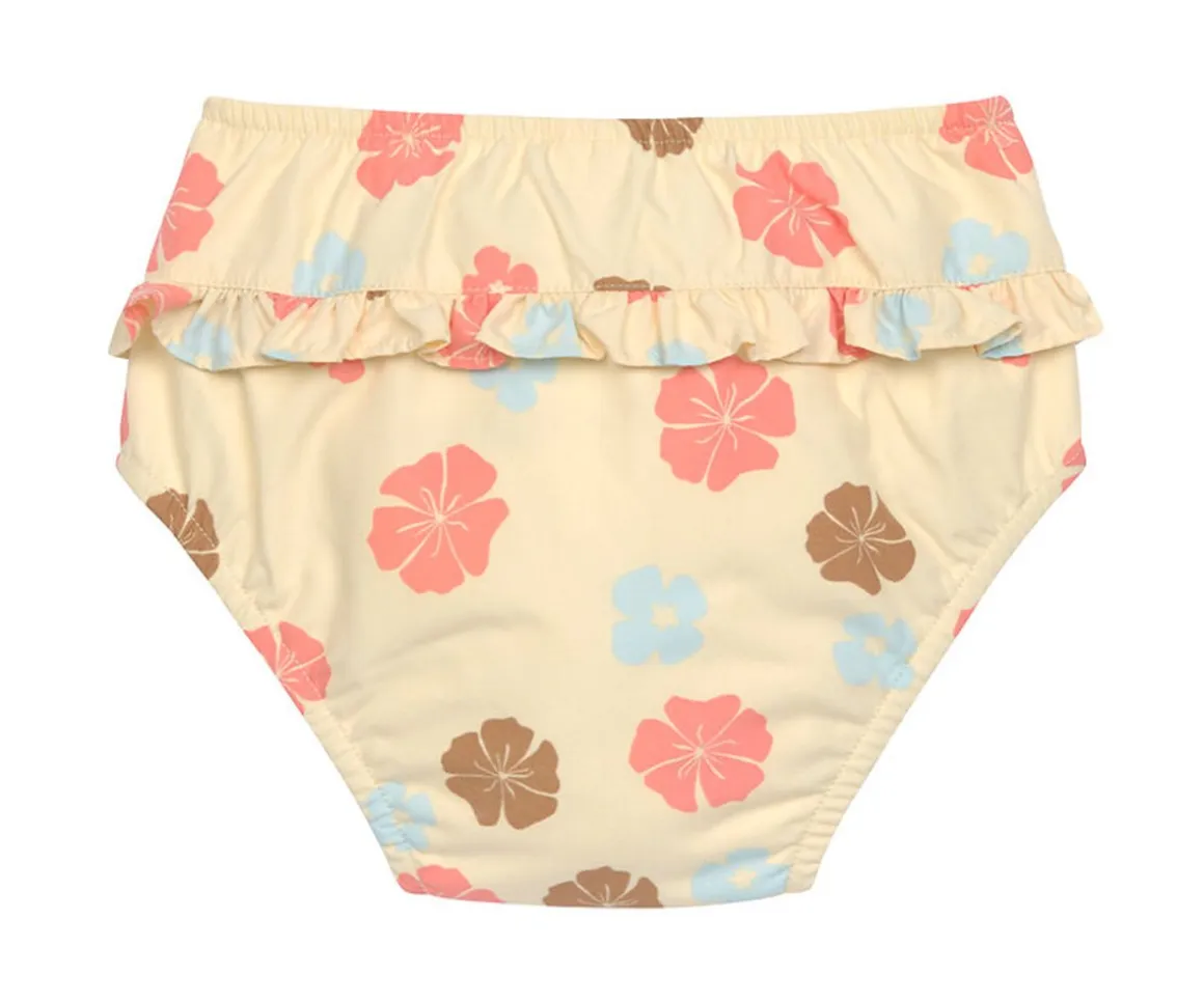 Bañador Pañal con Volante Flowers