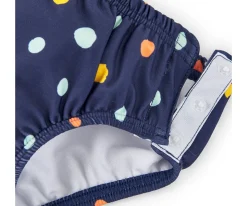 Bañador Pañal Lunares Navy