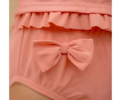 Bañador Pañal Sunny Flowers Carmín