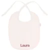 Babero Algodón Dorset Rosa Personalizable
