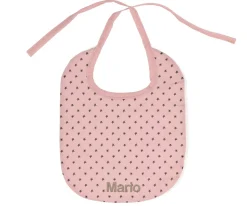 Babero Algodón Mini Star Pink Personalizable