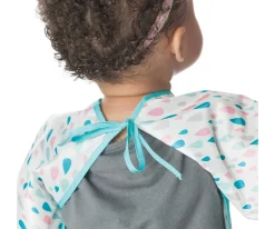 Babero Bumkins con Mangas Gotas Lluvia