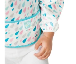 Babero Bumkins con Mangas Gotas Lluvia