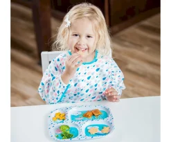 Babero Bumkins con Mangas Gotas Lluvia