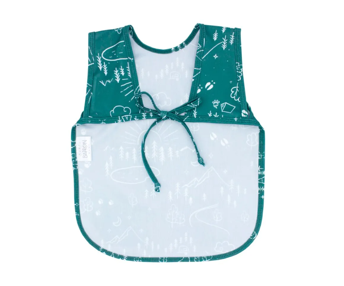Babero con Manga Corta Bapron Baby Pine Forest