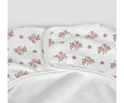 Babero con Mangas Botton Flores