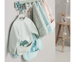 Babero con Mangas Croco Green 6-18m Personalizable