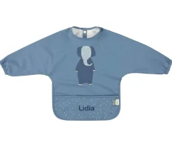 Babero Con Mangas Impermeable Mr. Elephant Personalizable