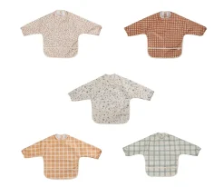 Babero con Mangas Smock Fern Plaid