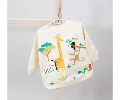 Babero con Mangas Soft Biby Jungle
